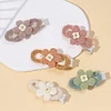 Lovely Flower Bowknot Hair Pins for Baby Girls