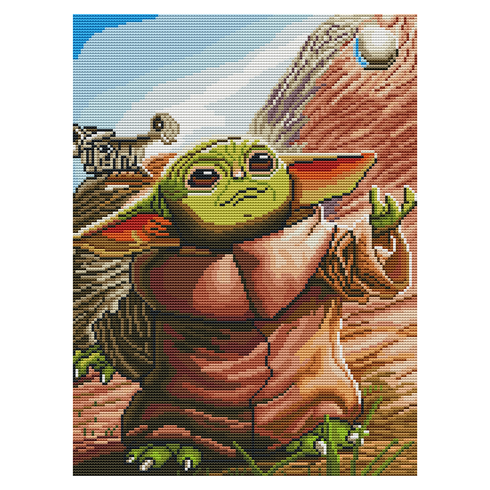 

Cartoon Figure - 11CT Stamped Cross Stitch - 36*46CM, 501 Original