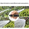 2pcs High Pressure Water Gun Nozzle with Ergonomic Grip Watering Hose Nozzle Sprinkler with Hose Clamps for Washing Home Cleaning Auto Accessories