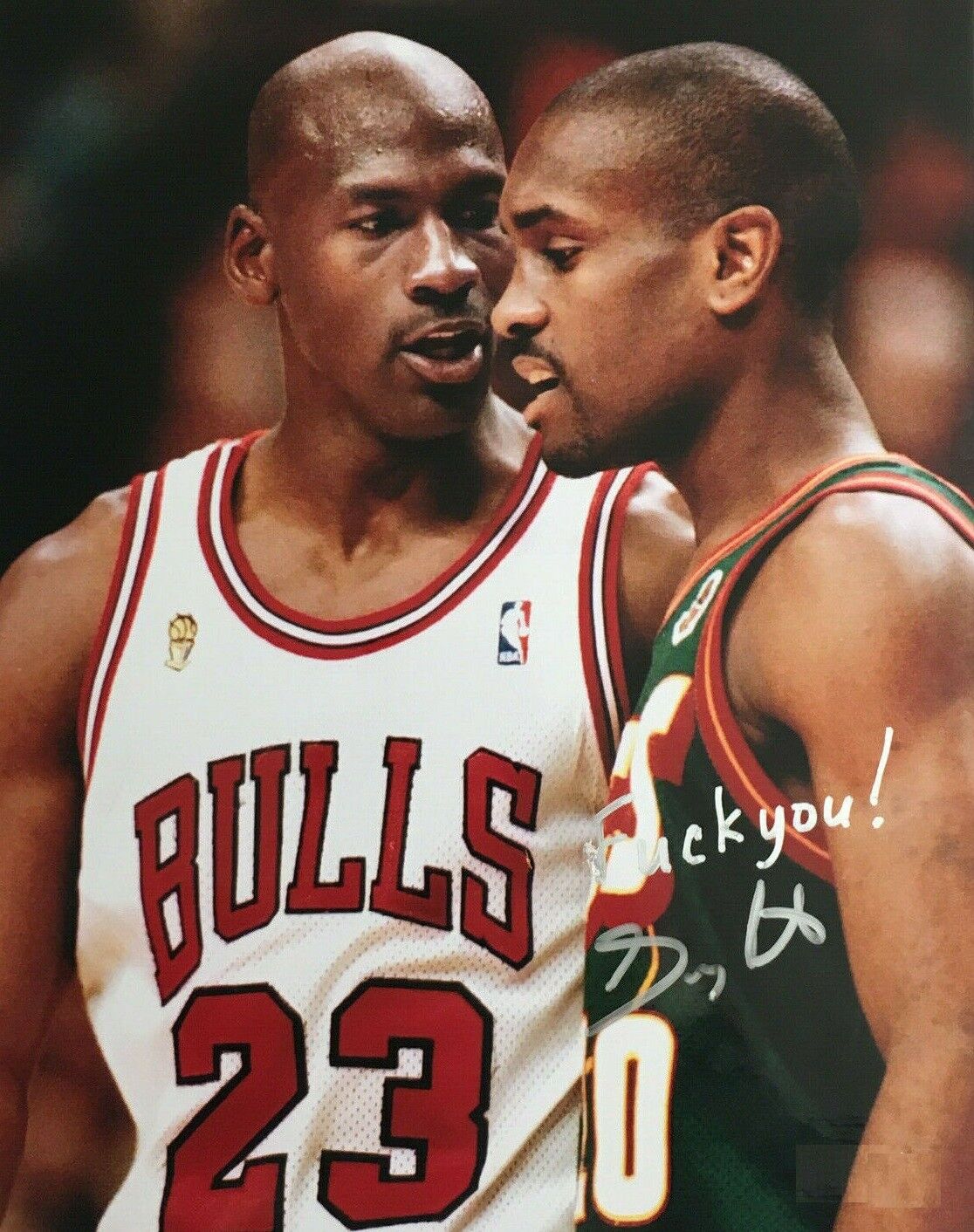 Gary Payton Autographed Signed 8x10 Photo Poster painting ( Supersonics ) REPRINT