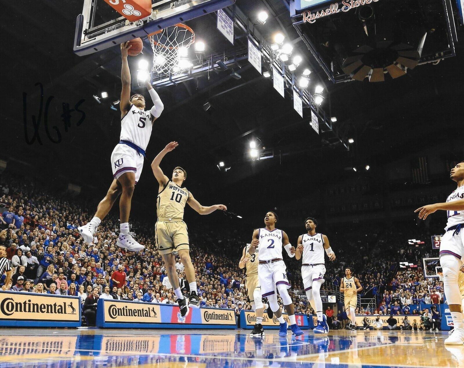 Quentin Grimes signed Kansas Jayhawks 8x10 Photo Poster painting autographed KU 3