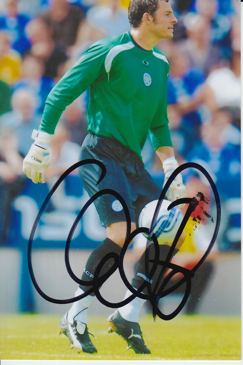 LEICESTER CITY HAND SIGNED CHRIS WEALE 6X4 Photo Poster painting 2.