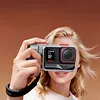 Quick Release Holder Mount for Insta360-AcePro2 Aluminum Frame Protective Frame Housing Case with Cold Shoe Mounts 1/4 Threaded Hole for Video Light Microphone