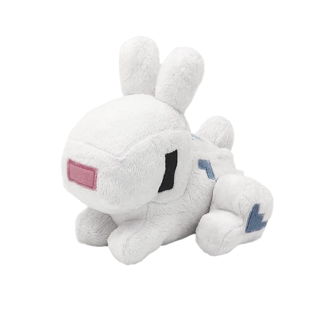 Minecraft Rabbit Plush Toy Stuffed Animal Doll for Kids Holiday Gifts Home Decoration