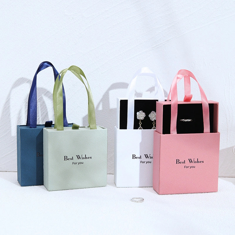 1 Piece Paper Classic Style Daily Solid Color Jewelry Boxes