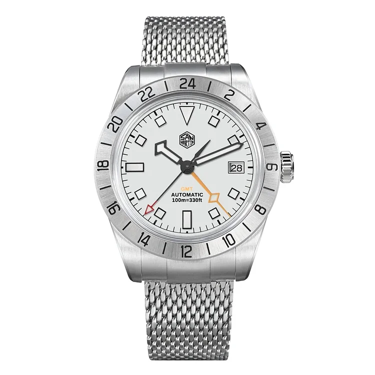 San Martin New 39mm GMT Watch Luxury NH34 SN0135 San Martin Watch San Martin Watch