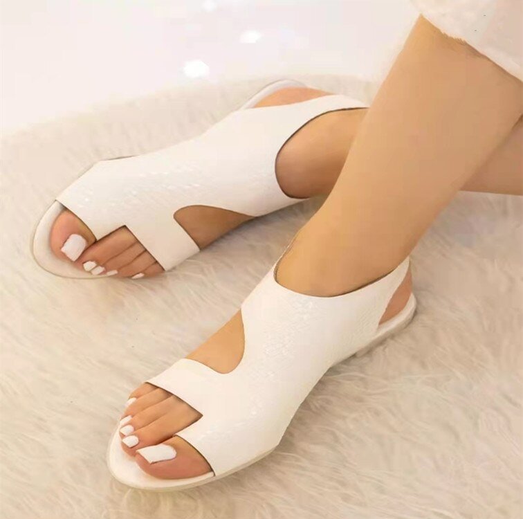 Wongn Women Sandals Peep Toe Summer Sneakers Back Strap Hook Loop Ladies Casual Flat Shoes Breathable Female Footwear