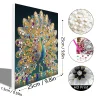 (Pre-Framed)Peacock-Special Shape Diamond Painting Kit(25x25cm)