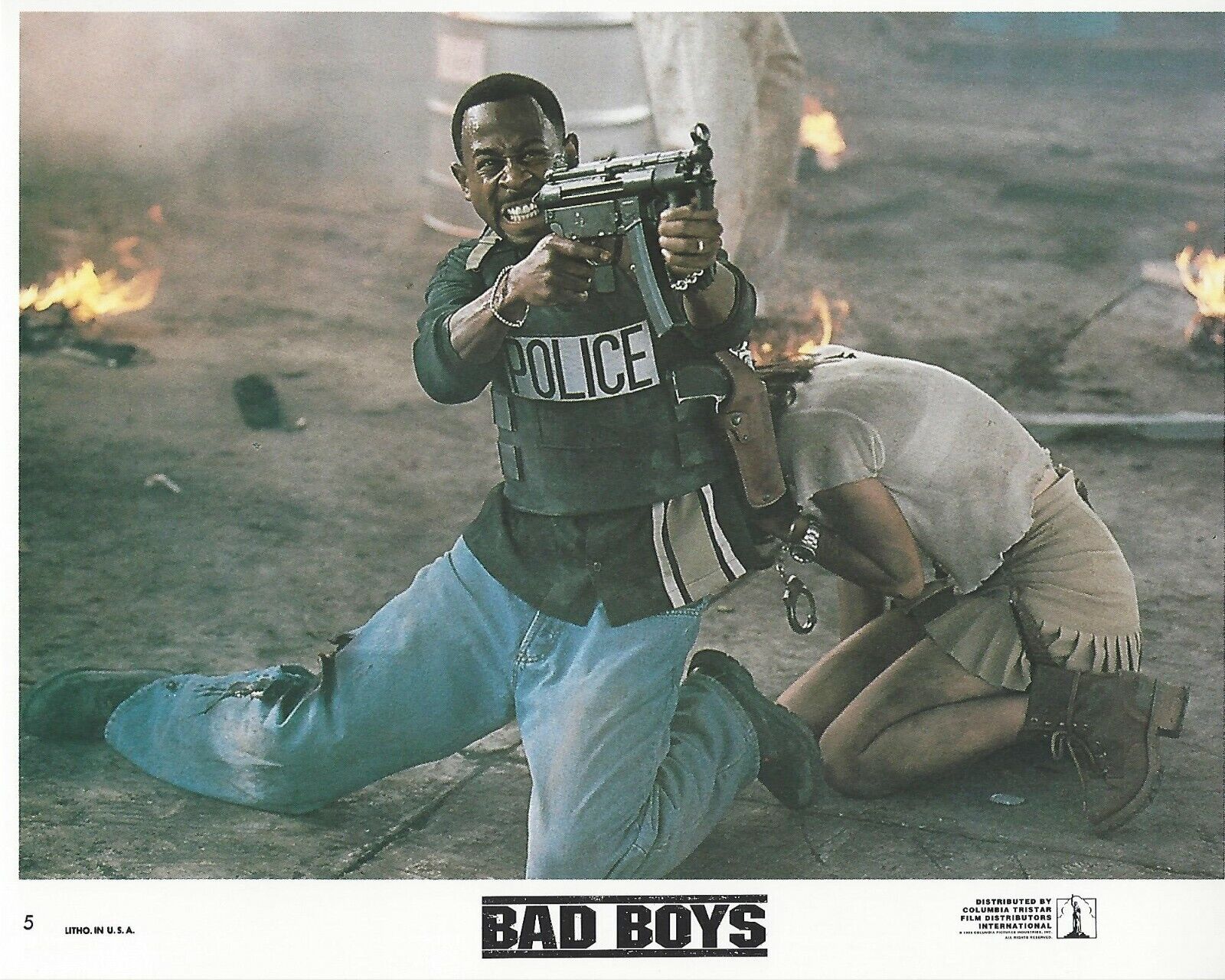 Bad Boys Original 8x10 Lobby Card Poster 1995 Photo Poster painting #5 Martin Lawrence