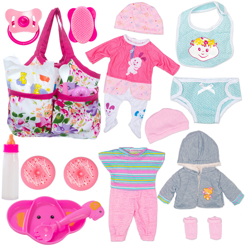 Baby Doll Feeding, Changing, and Accessories Set, Magic Bottle, and