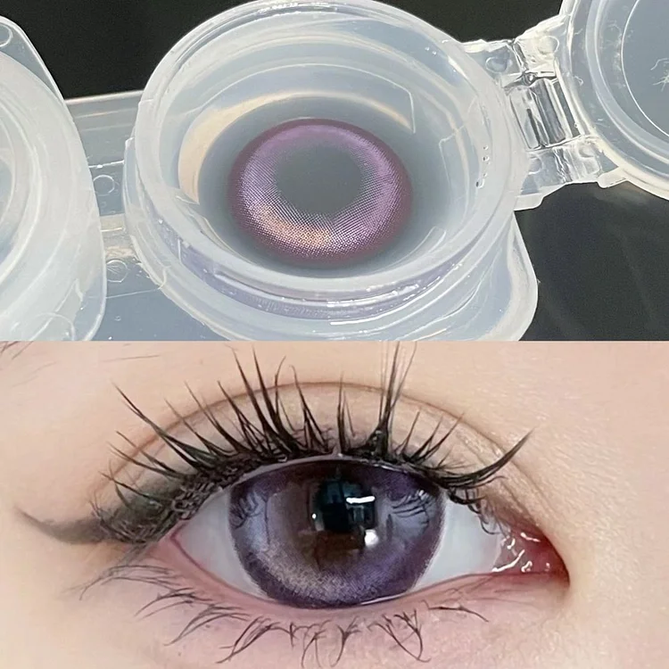 【U.S WAREHOUSE】Smoothie Grape Colored Contact Lenses