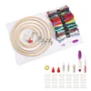 (US Only)Cross Stitch Tool Kit Scissors & Other Tools Beginner Practice Kit for Art Craft