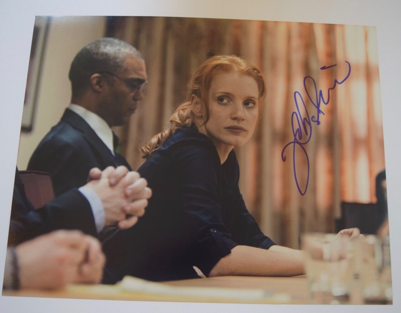 Jessica Chastain Signed Autographed 11x14 Photo Poster painting ZERO DARK THIRTY COA VD