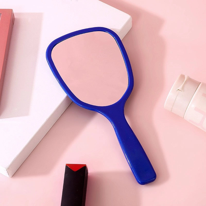 Mirror Hand-held Makeup Mirror Girls Makeup Beauty Dressing Mirror Portable Portable Handle Diy Small Mirror