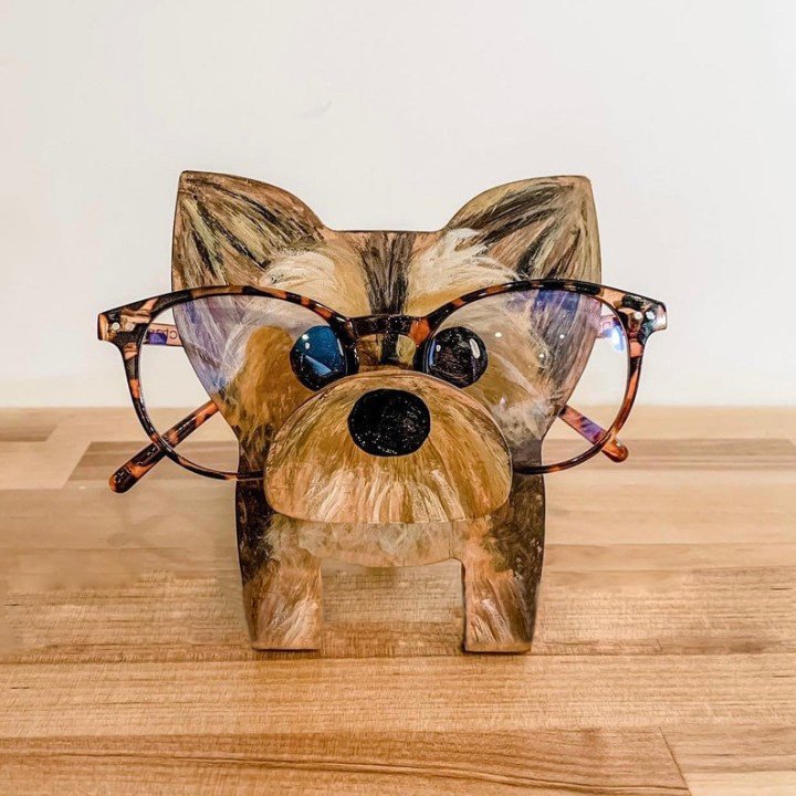 Yorkie Glasses Stand