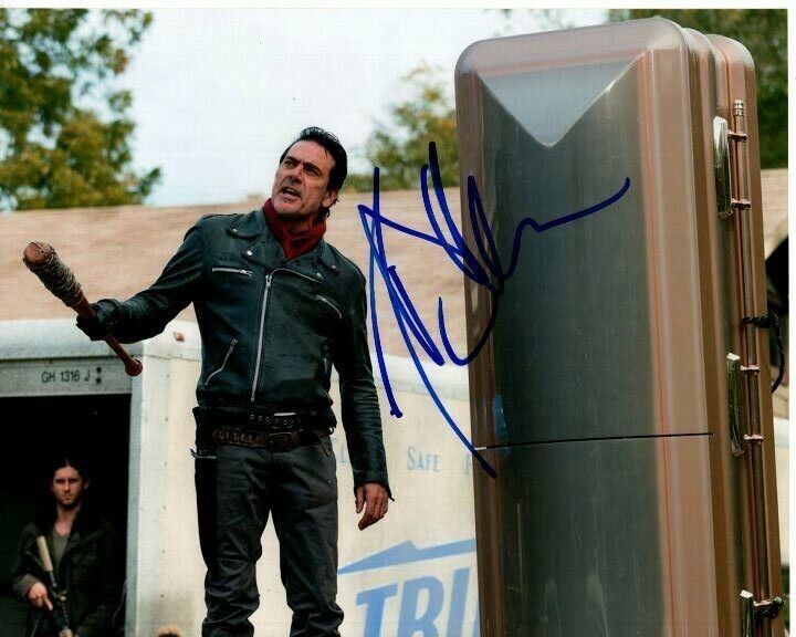 JEFFREY DEAN MORGAN Signed Autographed 8x10 THE WALKING DEAD NEGAN Photo Poster painting