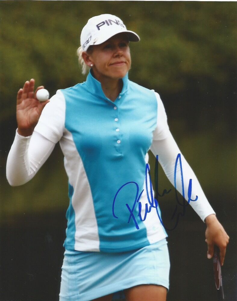 LPGA Pernilla Lindberg Autographed Signed 8x10 Photo Poster painting COA CC