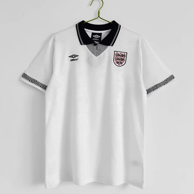 1990 England Home Retro Kit -
