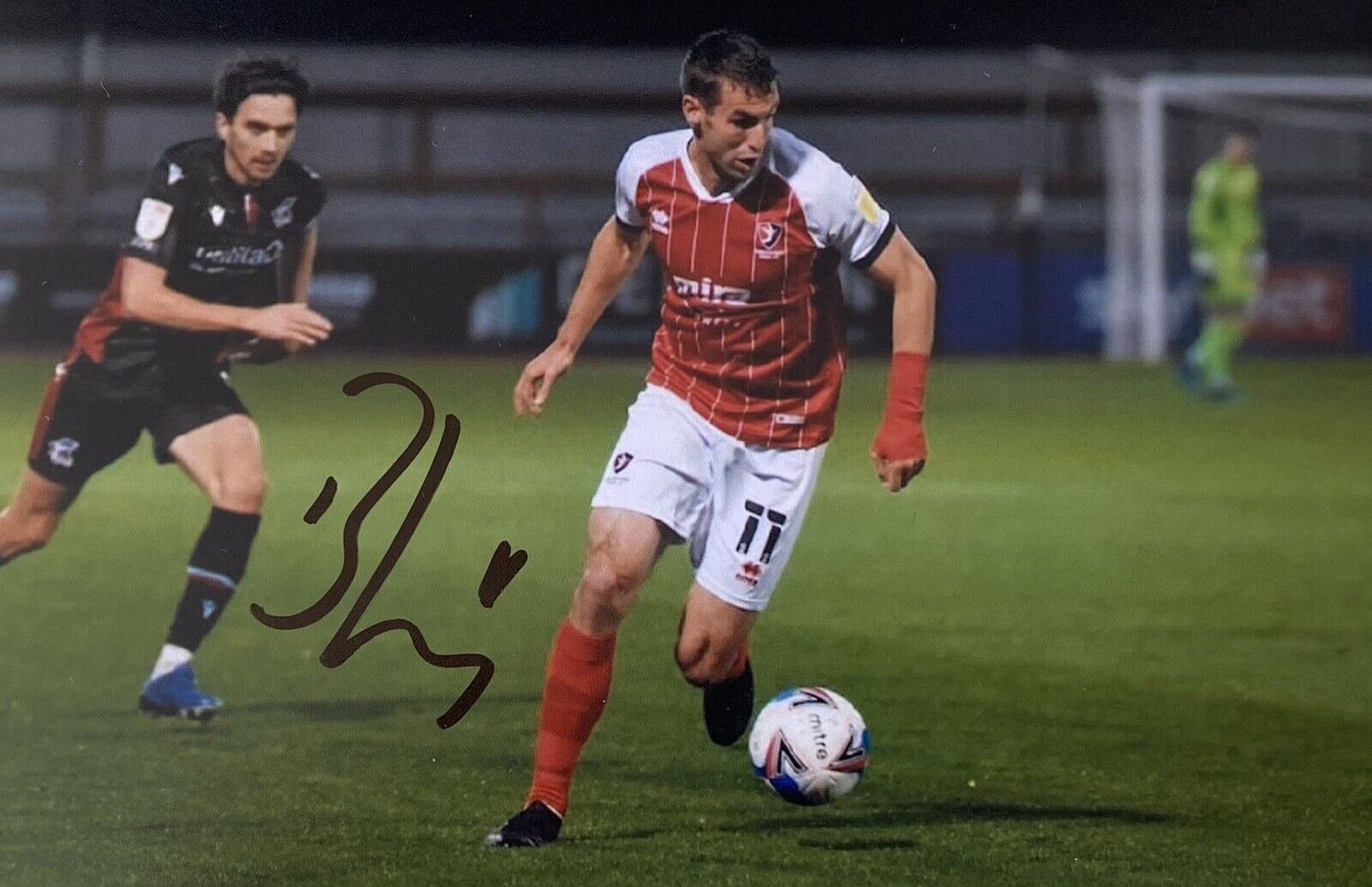 Matty Blair Genuine Hand Signed Cheltenham Town 6X4 Photo Poster painting 2