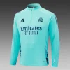 2024/2025 Real Madrid Light Green Half-Pull Training Suit Football Jersey  1:1 Thai Quality