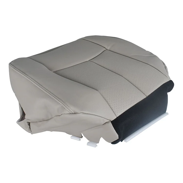 Silscvtt Driver Side Bottom Seat Cover Replacement for 2003-2006 Escalade Tan