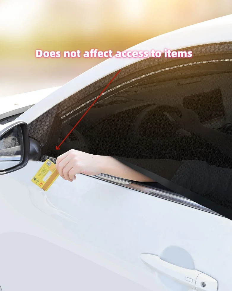 Car anti-mosquito breathable window net