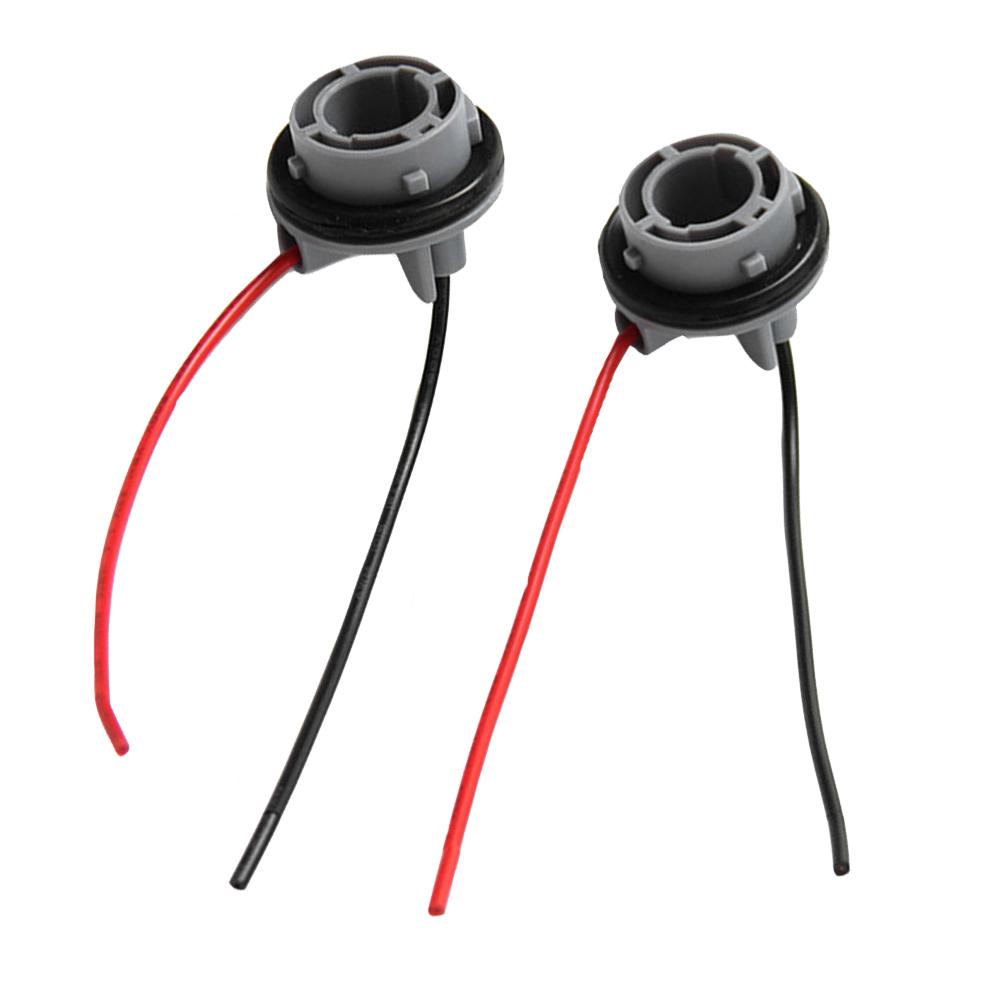 

2pcs Car 1156 Bulb Holder Socket Adapter LED Side Light Wiring Connector, 501 Original