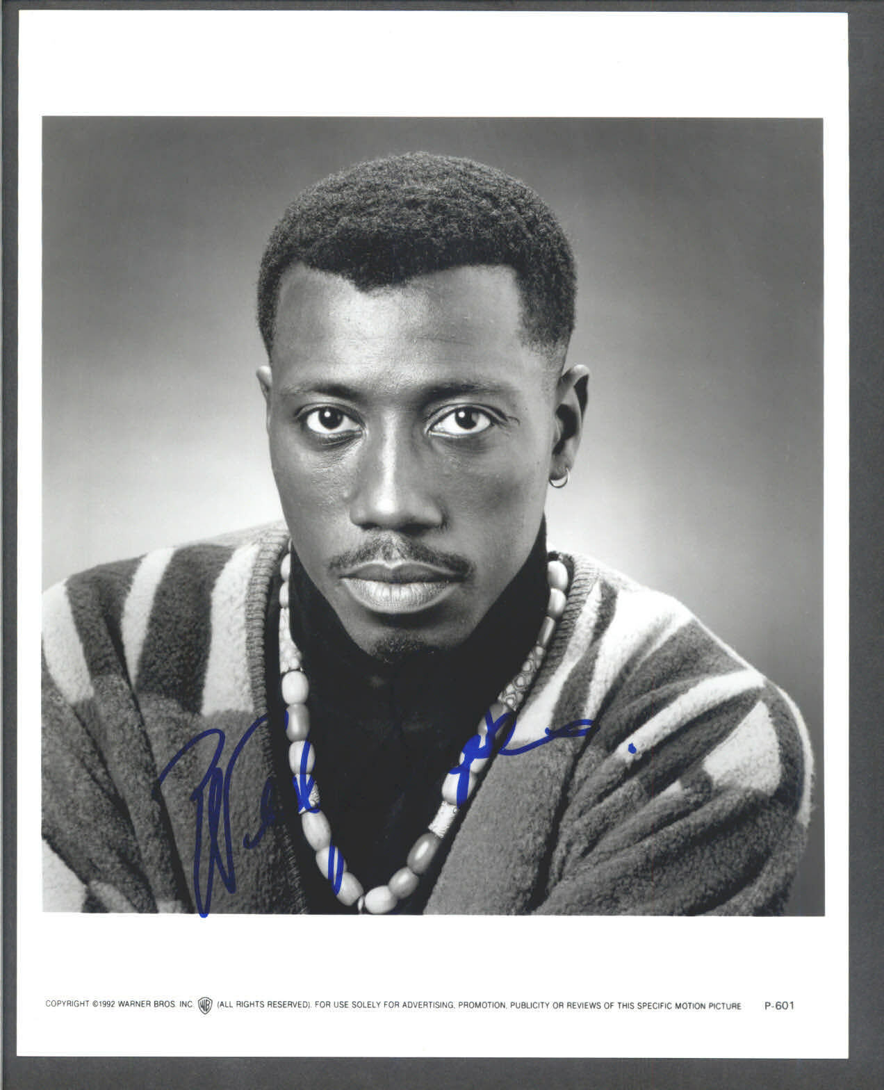 Wesley Snipes - 8x10 Signed Autograph Movie Still - Blade - New Jack City