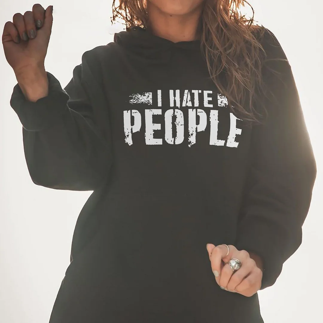 Livereid I Hate People Women's Hoodie - Livereid