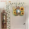 DIY Sunflower House Diamond Painting Pendant (Double-Sided)