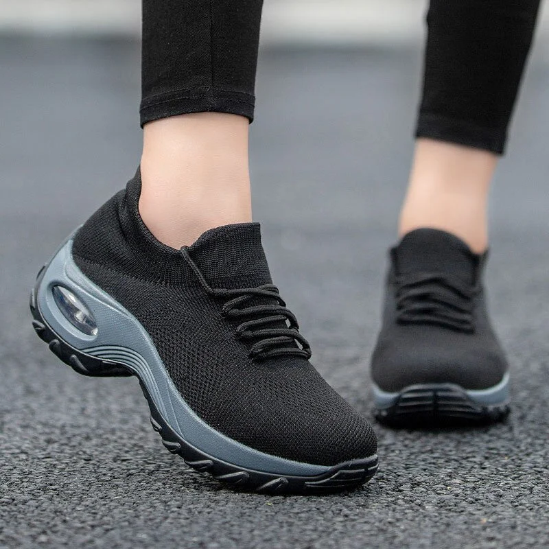 MWY Wedges Shoes For Women Yellow Sneakers Comfort Ladies Trainers Schoenen Vrouw Women Casual Shoes Platform Shoes Plus Size