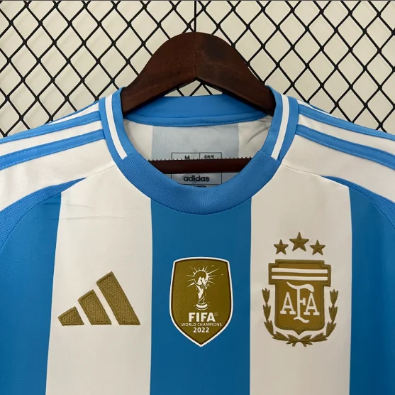 2024 Argentina Home With Champion Patch Soccer Jersey Thai Quality