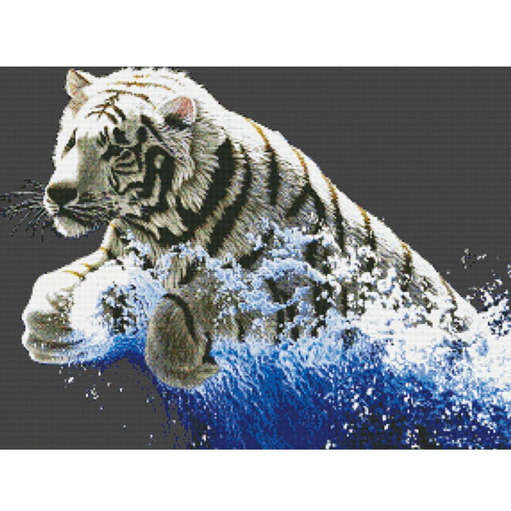 

Tread Waves - 11CT Stamped Cross Stitch - 75*58cm (Big Size), 501 Original