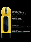 XS1 Strong Suction Male Masturbator with Vibrating Heating One-key Orgasm