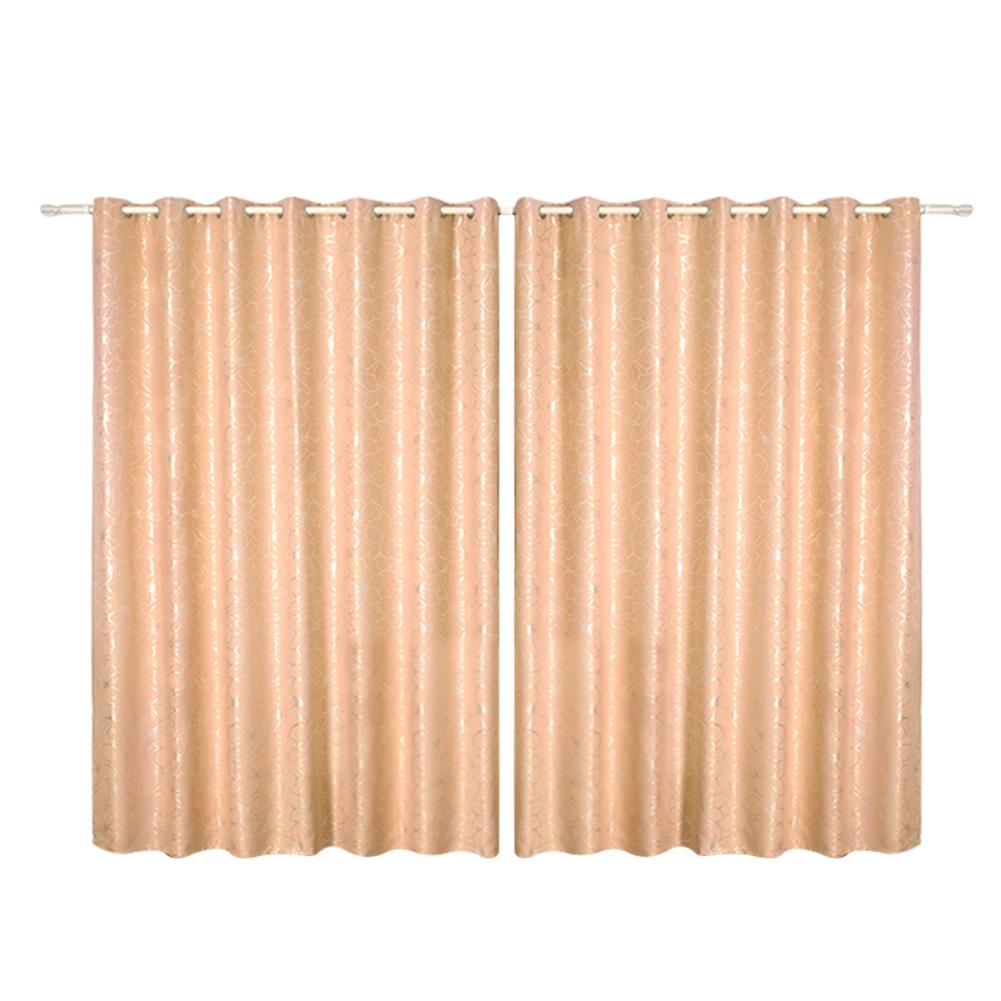 

Lily Flower Print Semi-Blackout Curtains Home Windows Decor Drapes (Beige, 501 Original