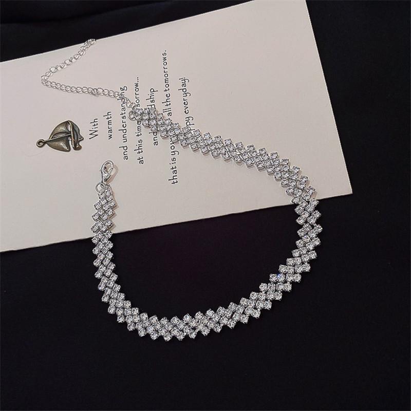 Geometric Crystal Necklace | Oxredo Shop Ramadan Sale