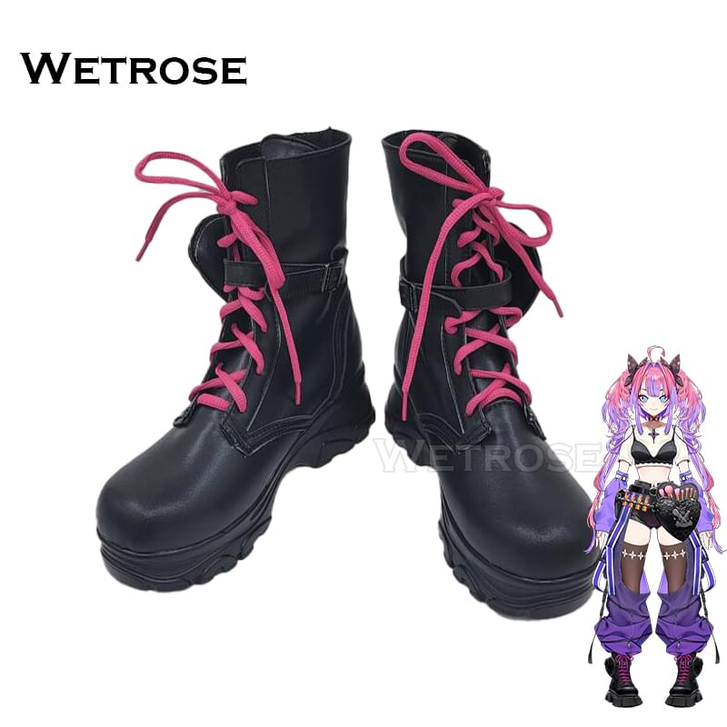 [Wetrose] Pre-Order Hololive FLOW GLOW Kikirara Vivi 綺々羅々ヴィヴィ Cosplay Shoes