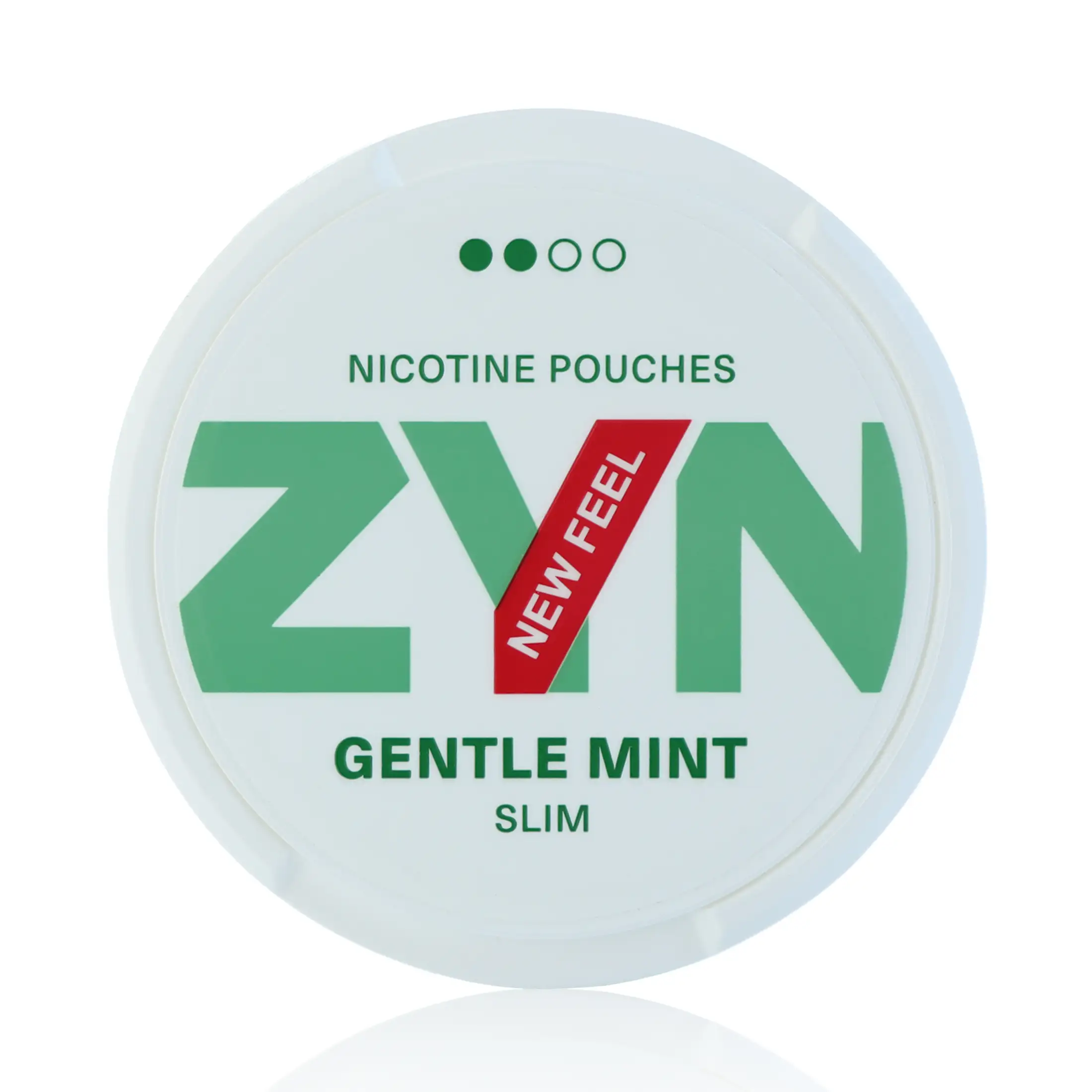 ZYN GENTLE MINT SLIM Normal Moist Nicotine Pouches -6.5mg