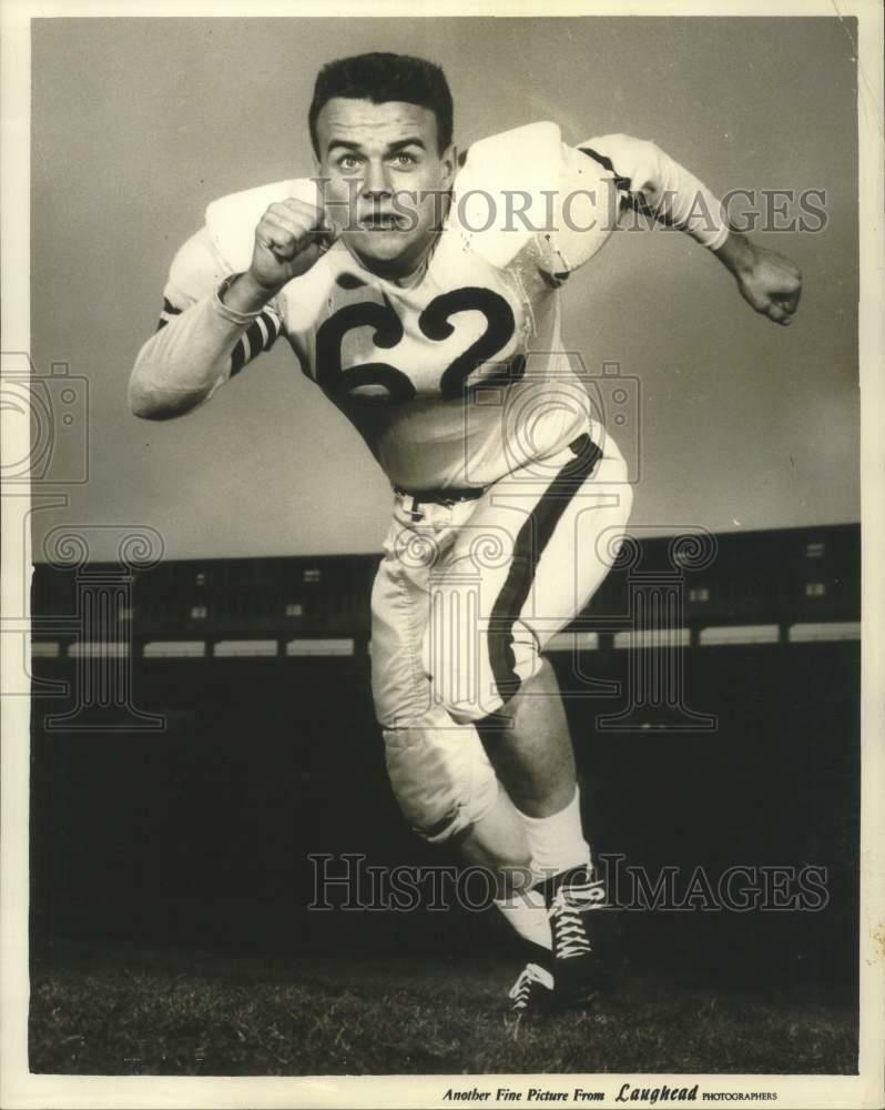 Press Photo Poster painting Charles Kempinska, University of Mississippi Football Player