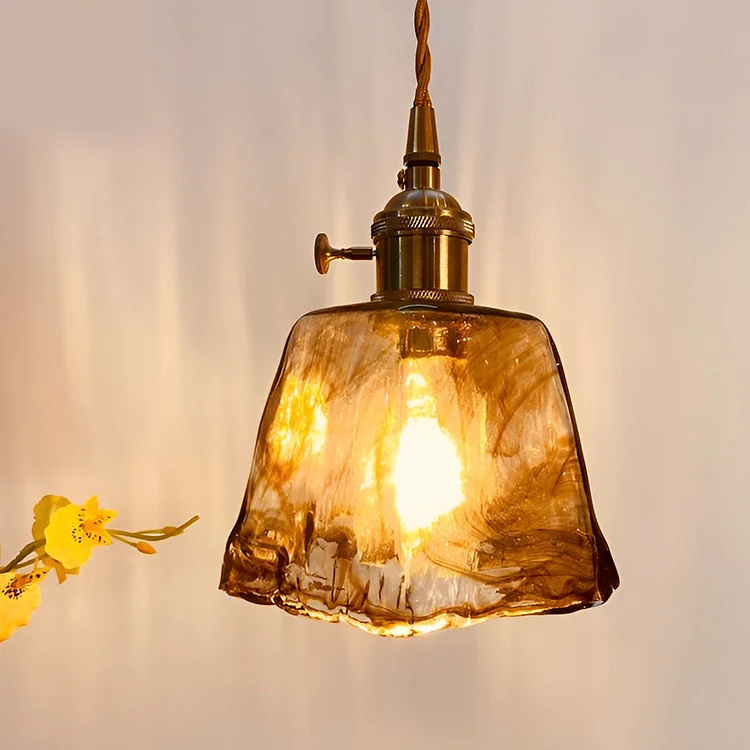 Creative Electroplated Metal Glass LED Nordic Island Lights Hanging Lamp - Appledas
