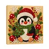 (20x20cm)Christmas Penguin DIY Pearl Painting Art Kits With Inner Frame Pearl Gem Paintings Picture Arts Craft for Adults Beginners Home Wall Decor