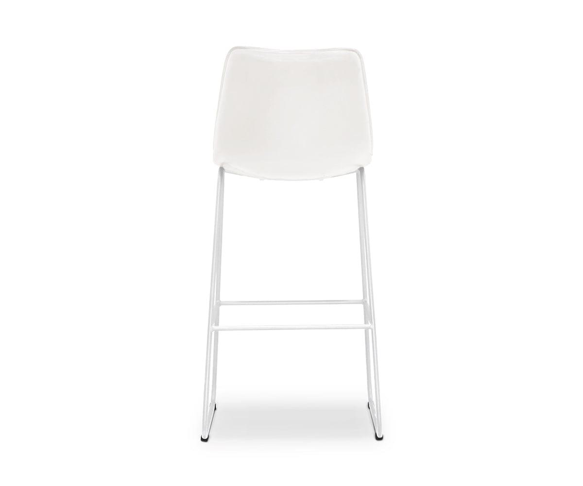 Oken Bar Stool White - Scandinavian Designs (49139490324774)