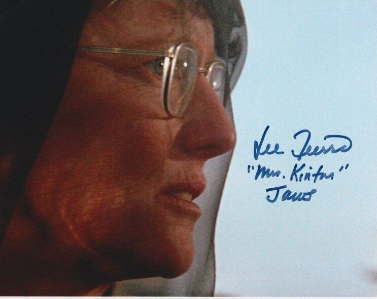 Lee Fierro (Jaws) signed 8x10 Photo Poster painting