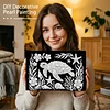 uk.everydayedeals DIY Pearl Painting With Frame - Handmade Self-Adhesive Pearls - Turtle(20*30cm)