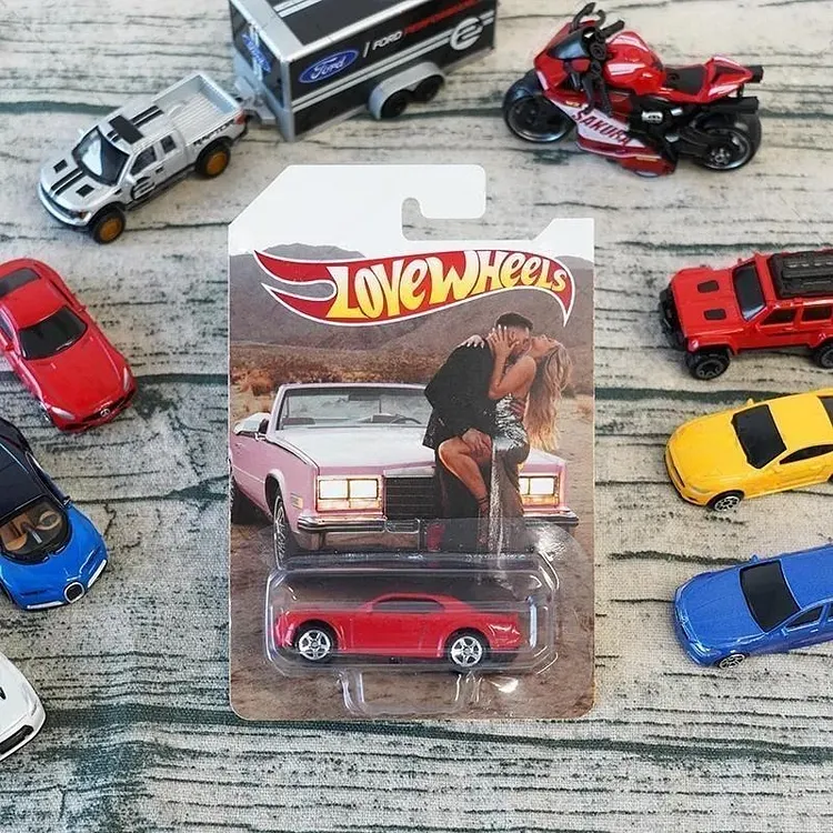 Custom Love Wheel Custom Dream Car Toy Customized Package Car Lover Anniversary Gifts For Him