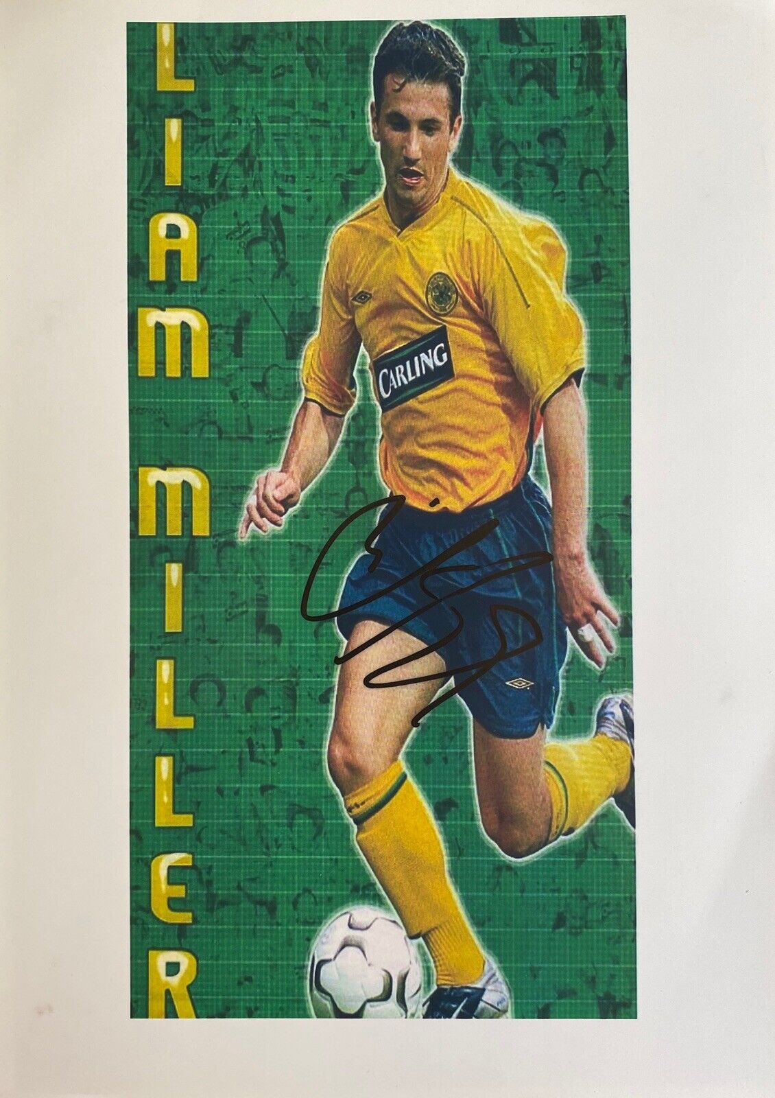 Liam Miller Hand Signed 12x8 Celtic Photo Poster painting