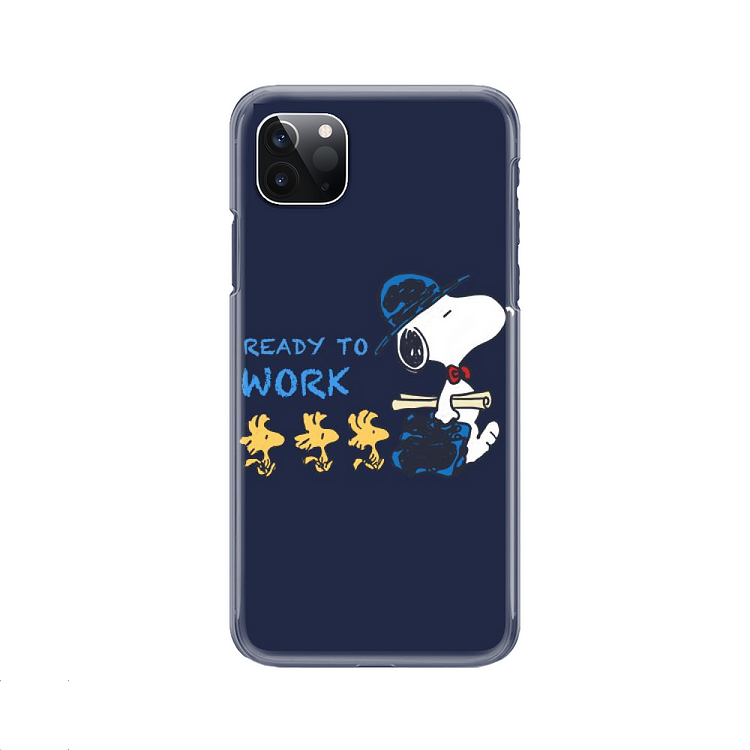 Ready To Work, Snoopy iPhone Case