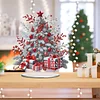 (US Local)Snow Xmas Tree DIY Table Top Diamond Painting Desktop Ornaments Kit