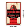 Thoroughbred Motor Oil - Metal Tin Signs(8*12Inch/12*16Inch) - Garage