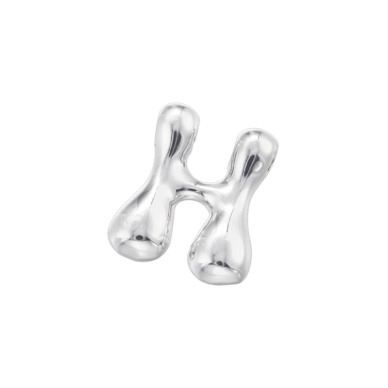 1 Piece 21mm Copper 18K Gold Plated Letter Beads